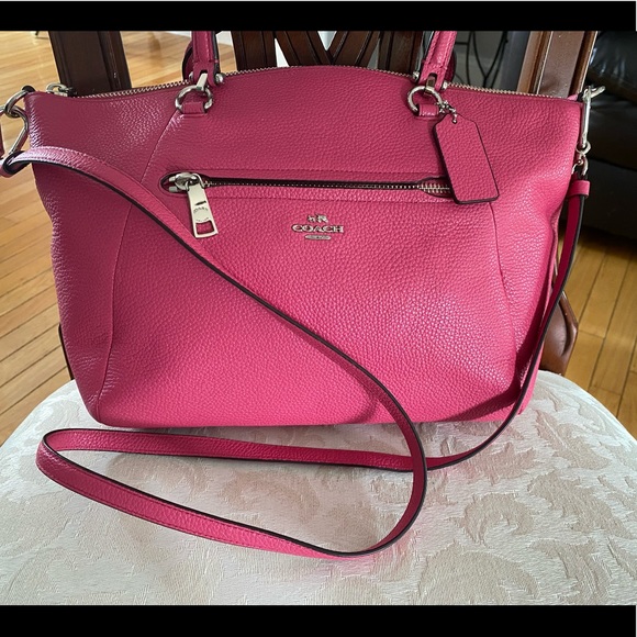 Coach Bags Authentic Coach Pink Leather Bag Poshmark